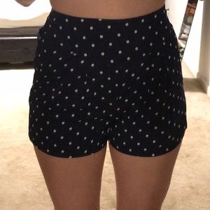 polka dot shorts